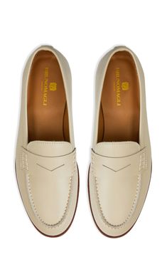 Buttery-smooth napa leather means luxurious strides in this classic loafer detailed with exposed stitching on the vamp. Cushioned insole Leather upper, lining and sole Made in Italy Goodyear Welted Almond Toe Loafers For Galas, Calf Leather Tassel Loafers With Stitched Sole, Classic Moccasins For Semi-formal Wear, Timeless Almond Toe Moccasins For Galas, Business Tassel Loafers With Almond Toe And Stitched Sole, Moccasins With Removable Insole And Almond Toe For Galas, Classic Calf Leather Oxfords With Stitched Sole, Goodyear Welted Almond Toe Loafers For Office, Almond Toe Moccasins With Removable Insole For Galas