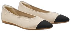 Casual Beige Flats With Ortholite Insole, Comfortable Cream Slip-on Flats, Comfortable Beige Flats With Textured Sole, Comfortable Beige Flats With Cushioned Footbed, Beige Closed Toe Flats With Textured Footbed, Beige Slip-on Ballet Flats With Removable Insole, Cream Slip-on Flats With Removable Insole, Beige Flats With Removable Insole, Beige Cushioned Flats