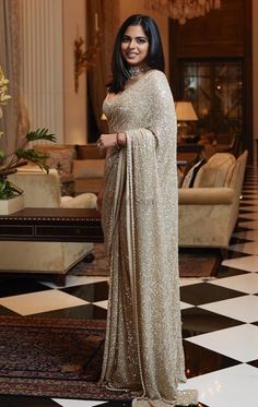 Isha Ambani, Sabyasachi Sarees, Indian Sari Dress, Sari Dress, Anamika Khanna, Anita Dongre