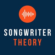 the song writer theory logo with an orange and black circle over it that says,'songwriter theory '