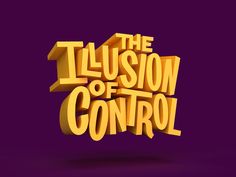 the illusion of control logo on a purple background