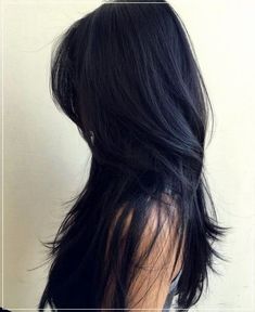 Warm Black Hair, Black Hair Ideas, Trendy Layered Hairstyles, Underlights Hair, Women Haircuts Long, Ideas Haircut, Stunning Hairstyles, Long Black Hair, Haircuts For Long Hair