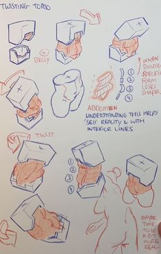 a hand holding up a piece of paper with different types of boxes and shapes on it