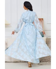 Get 10% off now! Buy light blue women formal muslim abaya dress outfit for eid at cheap price online. Free stable shipping and pro custom service since 2009. Modest Long Sleeve Blue Kaftan, Light Blue Floor-length Dress For Eid, Light Blue Maxi Dress For Eid, Modest Wedding Abaya For Spring, Blue Modest Long Abaya, Blue Long Abaya For Eid, Blue Abaya For Eid, Long Blue Abaya For Eid, Elegant Long Sleeve Blue Abaya