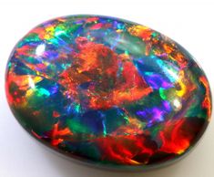 Colorful Galaxy, Fire Stone, Black Opal Ring, Beautiful Rocks