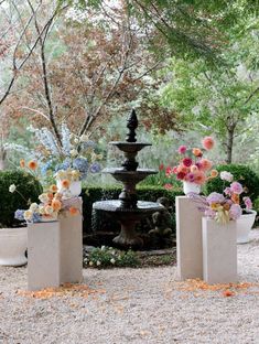 A beautiful summer flower arrangement for a wedding in New Zealand. Whimsical and dreamy inspiration Wedding Pillars, Hungry Hearts, Together Journal, Newcastle Nsw, Wedding Ceremony Photos, Flower Installation