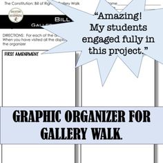 the graphic organizer for gallery walk