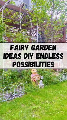 fairy garden ideas diy endlesses possibilities for the homeowner in your backyard