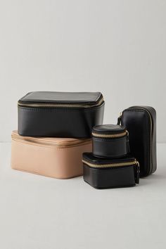 Elegant Rectangular Storage Case, Elegant Compact Storage Cases, Elegant Rectangular Cosmetic Bag For Storage, Elegant Rectangular Cosmetic Storage Bag, Luxury Cosmetic Bag With Case For Gift, Luxury Cosmetic Bag With Case As Gift, Luxury Cosmetic Bag With Case Included For Gift, Modern Rectangular Cosmetic Bag For Gift, Modern Rectangular Cosmetic Bag Gift