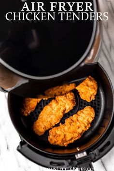 air fryer chicken tenderies in an air fryer