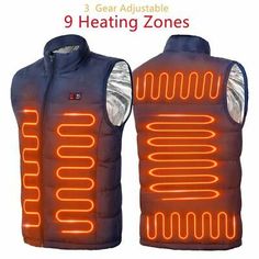 9 Places Heated Vest Men Women Usb Heated Jacket Heating Thermal Clothing Heated Vest, Women Sportswear, Heated Jacket, Outdoor Vest, Vest Men, Men Fits, Sportswear Women, Mens Vest, Skin So Soft