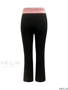 Peilia - Premium Plus Size Womens Colorblock High Waist Flared Leg Sports Leggings with Medium Stretch, ideal for Yoga and Fitness Athleisure Activewear With Contrast Trim For Gym, Stretch Activewear With Contrast Panels, Black Stretch Color Block Activewear, Sportswear Activewear With Contrast Trim, Sports Activewear With Contrast Trim, Sporty Stretch Pants With Contrast Color, Stretch Color Block Bottoms For Training, Fitted Sports Bottoms With Contrast Trim, Sporty Stretch Bottoms With Contrast Color