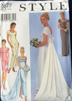 the bride's dress is made from an old pattern, but it has no sleeves