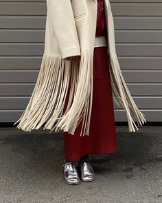 Fringe Coats, Balsamic Chicken, Wool Coat Women, Tassel Fringe, Abayas Fashion, Winter Looks, Wool Coat, Stay Warm, Winter Fashion