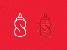 a baby bottle next to an infant bottle on a red background with the word's logo