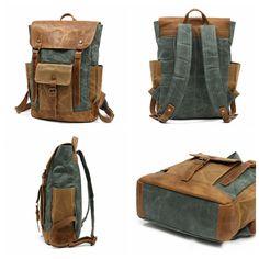 Handmade Waxed Canvas School Backpack Large Travel Backpack Hiking Rucksack Laptop Backpack Unisex Canvas Backpack Canvas Leather Rucksack --------------------------------- Please offer your phone number in order to deliver your orders successfully. --------------------------------- Description: -Waxed canvas and full grain leather -Cotton Lining -Inside one pocket for laptop, one phone pocket, one wallet pocket, one zipper pocket, zipper closure top -It can hold one 15.6'' laptop, A4 document f Casual Rectangular Backpack For Adventure, Casual Rectangular Leather Backpack For Outdoor, Rectangular Leather Backpack With Waxed Finish For Outdoor, Rectangular Waxed Leather Backpack For Outdoor, Casual Leather Backpack For Outdoor Activities With Waxed Finish, Casual Leather Backpack With Waxed Finish For Outdoor, Vintage Waxed Canvas Backpack For Everyday, Large Capacity Waxed Canvas Backpack, Rugged Rectangular Backpack For Outdoor