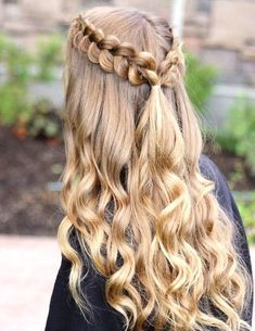 Long Hairstyles For School, Easy Long Hairstyles, Simple Prom Hair, Easy Hairstyles For School