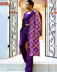 African Print Pants, Nigerian Fashion Ankara, Kitenge Designs, Trendy Ankara Styles, Ankara Gown Styles, Pants Outfits, Ankara Dress, African Clothing Styles, African Design Dresses