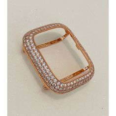 Bling Apple Watch Case. Fits the Apple Watch available for sizes 38,40,41, 42,44 and 45mm in series 1,2,3,4,5,6,7,8 or SE Men's & Women's. Rose Gold Iwatch Band Cover with Lab Diamonds set in 14k Rose Gold Plated Metal. Pretty Apple Watch Jewelry. Huge Sparkle and Bling Listing is for bezel cover only, band in video is not included. Custom plated in 14k rose gold and hand set with high quality lab diamonds. Snap closure, easy to get on and off. Access to all button. Fits all Series 1-7 This is a Ice Apple, Apple Watch Bands Rose Gold, Candy Watch, Custom Apple Watch Bands, Apple Watch Bands Women, Rose Gold Apple Watch, Gold Apple Watch, Gold Apple, Ceramic Watch