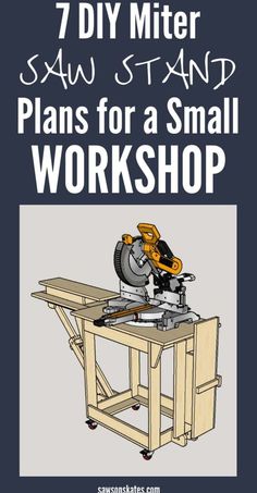 Handcrafted wood table Miter Saw Stand Plans, Diy Miter Saw Stand, Miter Saw Stand, Mitre Saw Station, Miter Saw Table, Diy Space Saving, Mitre Saw Stand, Saw Stand, Workbench Plans Diy