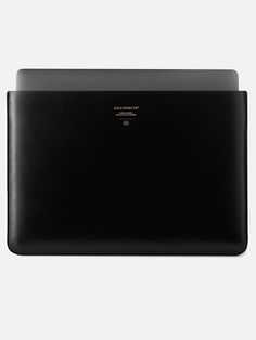 a black laptop case sitting on top of a table