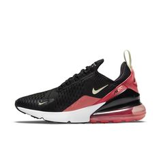 Style: Dm8325-001 Color: Black/Magic Ember/Pink Salt/Lime Ice Gender: Womens Nike Air Max 270 Women, Nike Air Max 270 Black, Womens Nike Air Max 270, Air 270, Womens Nike Air Max, Nike Converse, Cute Nike Shoes, Nike Air Max For Women, Pink Salt