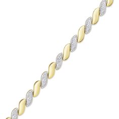 Gold Plated Diamond Accent San Marco Bracelet Macys Jewelry, Box Clasp, Silver Plated Jewelry, Mens Gift Sets, Gold Plated Silver, Link Bracelets, Two Tone, Silver Plate, Jewelry Collection