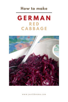 Recipe for Red Cabbage Cooking Purple Cabbage, German Vegetables, German Sides, German Red Cabbage, Sweet And Sour Cabbage, German Dishes, Sour Cabbage, German Food Authentic, Red Cabbage Recipes