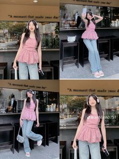 Modest Casual Outfits, Cute Dress Outfits, Korean Casual Outfits, Photo Pose Style, Quick Outfits