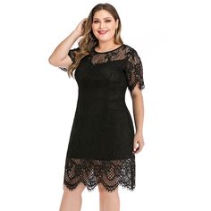 Style: dressStyle: elegancePattern: flowersPopular elements: hollow, hook flower hollowTechnology: Gouhua hollowName of fabric: laceMain fabric composition: polyester fiber (polyester)Content of main fabric components: 81%-90%Color: black Short Sleeve Lace Dress With Hollow Out Details, Lace Hollow Out Dress With Short Sleeves, Lace Dresses With Hollow Out And Short Sleeves, Lace Dress With Hollow Out Details And Short Sleeves, Lace Mini Dress With Hollow Out Details, Elegant Short Sleeve Mini Dress With Hollow Out, Elegant Hollow Out Mini Dress With Short Sleeves, Elegant Lace Crochet Mini Dress, Fishnet Crochet