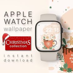 the apple watch wallpaper christmas collection is now available