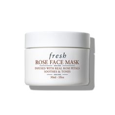 An instant hydrating mask with real rose petals suspended in a silky gel that gently soothes and tones with a plumping effect Fresh Rose Face Mask, Fresh Skincare, Rose Face Mask, Rose Face, Real Rose Petals, Uneven Skin Texture, Fresh Beauty, Flavored Lip Balm, Real Rose