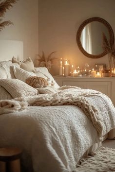 Fall bedroom ideas autumn brought to life with creative decor Decorations For Bedroom, Fall Bedroom Ideas, Cosy Bed, Ceiling Design Bedroom, Bedroom Decor Cozy, Fall Bedroom