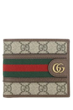 Dimensions: Width: 11cm, Height: 9cm 100% Silk, 100% Canvas, 100% Leather, 100% Metal Made in Italy Designer Model Number: 59760996IWT Designer Colour: 8745 Gucci Designer Wallets With Logo, Designer Gucci Wallets With Logo, Luxury Gucci Wallet With Logo, Designer Gucci Wallet With Logo Plaque, Luxury Gucci Wallets With Logo Plaque, Designer Gucci Wallet With Coin Pocket, Luxury Brown Wallet With Logo Plaque, Gucci Bifold Wallet With Coin Pocket, Designer Brown Wallet With Coin Pocket