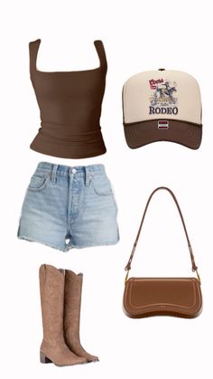 Perfect outfit for country concert or country festival! For the girlies who love the color brown. This could literally look good on anyone! Summer Country Festival Outfit, Country Music Concert Outfit, Country Festival Outfit, Country Music Festival Outfits, Country Summer Outfits, Country Music Concerts, Country Music Festival, Music Festival Outfits, Country Concert Outfit