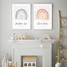 our nursery prints come with tracking id Modern Gender Neutral Nursery, Neutral Nursery Colors, Neutral Nursery Rooms, Small Room Nursery, Nursery Themes Neutral, Nursery Personalized Wall Art, Rustic Nursery, Nursery Decor Neutral, Rainbow Wall Art