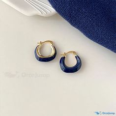 OrcaJump - Exquisite 925 Silver Earrings - Elegant Blue Accents Elegant Blue Hoop Earrings For Everyday, Blue Tarnish-resistant Earrings For Gift, Earrings Elegant, 925 Silver Earrings, Blue Accents, Elegant Earrings, Silver Earrings, 925 Silver, Silver