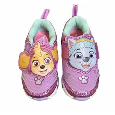 Paw Patrol Shoes Size 6 Toddler Light Up Shoes Playful Low-top Sneakers For Play, Non-slip Round Toe Sneakers For Play, Playful Non-slip Closed Toe Sneakers, Pink Non-slip Sneakers For Playtime, Playful Sneakers With Soft Sole And Closed Toe, Cute Closed Toe Synthetic Sneakers, Playful Sneakers With Soft Round Toe, Playful Sneakers With Soft Sole And Round Toe, Cute Non-slip Synthetic Sneakers