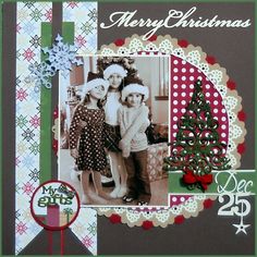 #Papercraft #Scrapbook #Layout. Album Scrapbooking, Christmas Scrapbook