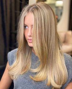 Golden Blonde Hair, Light Blonde Hair, Balayage Blonde, Warm Blonde