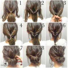 Tutorial Chignon, Easy Formal Hairstyles, Easy Updo, Prom Hairstyle, Formal Hair, Guest Hair, Hairstyle Tutorials, Layered Hairstyles, 2024 Prom