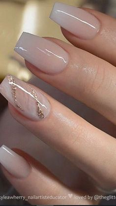 OMBRE translucent soft pink with white on tips | Elegant nails, Subtle nails, Acrylic nails coffin short Bridesmaids Nails, Wedding Nails Glitter, Manicure Nail Designs, Subtle Nails, White Acrylic Nails