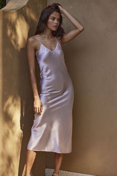 Timeless, bra-friendly, and made from 95% recycled fabric you and your bridesmaids will want to wear again and again! Introducing our new silhouette, the Classic Slip comes in Moonshine, Olive, Dusk & Steele for you to easily mix up different GRACE styles for your bridesmaids. Explore the new classic online now. #new #graceloveslace #occasionwear Feminine Silk Slip Dress For Sleep, Spring Bias-cut Slip Dress For Wedding Night, Spring Bias Cut Slip Dress For Wedding Night, Spring Wedding Night Slip Dress With Bias Cut, Feminine Satin Finish Slip Dress For Spring, Spring Wedding Slip Dress With Satin Finish, Feminine Modal Satin Slip Dress For Summer, Elegant Satin Slip Dress For Sleep, Feminine Summer Modal Satin Slip Dress