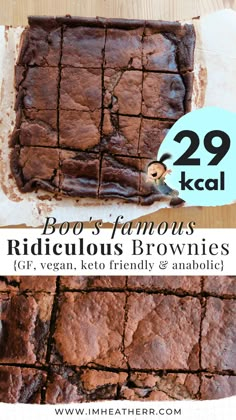 Торты и Выпечка Low Cal Brownie Recipe, Very Low Calorie Meals Healthy Recipes, Low Carb Low Calorie Recipes Dessert, Low Calorie Paleo Dessert, Healthy Brownies Low Calorie, Low Calorie Brownies Easy, Low Cal Vegan Snacks, Very Low Calorie Desserts, Low Cal Vegan Dessert