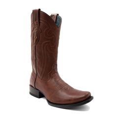 This handcrafted premium leather boot offers a look of prestige in its elegance and simplicity. Accented with a multi design stitch on the shaft and finished off with a matching toe bug, these boots are a step above tradition. Wyatt Boots, Leather Boot, The Prestige, Western Boots, Full Grain Leather, Boots Men, Brandy, Leather Boots, Simple Designs