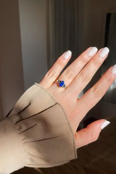 Lapis Lazuli Mirror Mirror – Dear Survivor Blue Rock Ring, Lapis Engagement Ring, Lapis Lazuli Mirror, Lapis Lazuli Jewelry Ring, Lapis Lazuli Engagement Ring, Fantasy Things, Silver Jewlery, Rock Rings, Ring Inspo