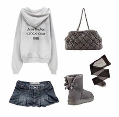 Fall Uggs, Y2k Fall, 2000s Fashion Outfits, Stockholm Fashion, Cute Everyday Outfits, Really Cute Outfits, 2000s Fashion, Dream Clothes, Fashion Killa