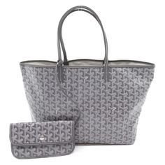 Goyard Saint-Louis Pm Tote Bag Canvas Gray W 34cm X H 27cm X D 14cm Handle Length: 41cm Strap Drop Length: 17cm Goyard Saint Louis Pm, Goyard Saint Louis, Goyard Bag, Bag Canvas, Accessory Pouch, Saint Louis, St Louis, Canvas Size, Bag Storage