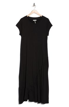 An asymmetric ruffle brings contemporary flair to a flowy maxi dress cut from soft and breathable cotton. Crewneck Short sleeves 100% cotton Machine wash, dry flat Imported Concert Looks, Flowy Maxi Dress, Baby Boy Shoes, Sweaters And Leggings, Dress Cuts, Comfortable Dress, Baby Size, Toddler Sizes