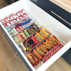 an open refrigerator filled with lots of food